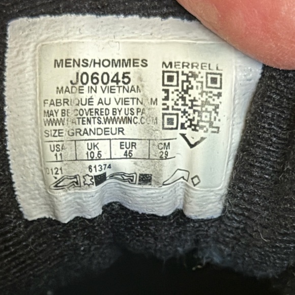 Merrell Mid Moab 2 J06045 Mid Ventilator Brown Suede Hiking Boots size 11